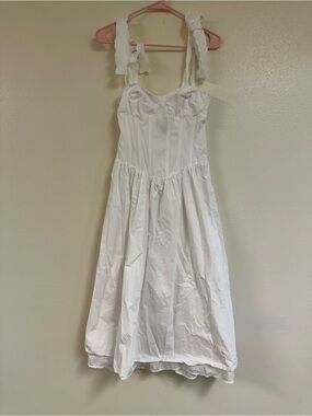Forever 21 Corset Style Bodice Romantic Dress